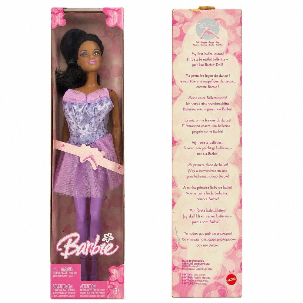 2005 Barbie My First Ballet Lesson Christie J1778 African American Doll NIB